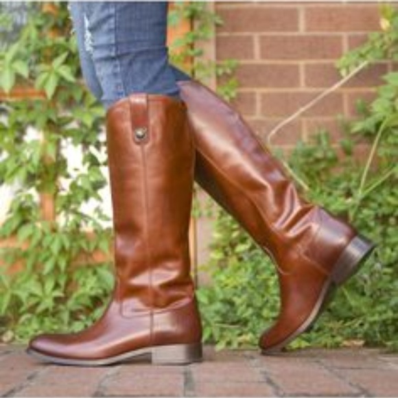 frye melissa button tall